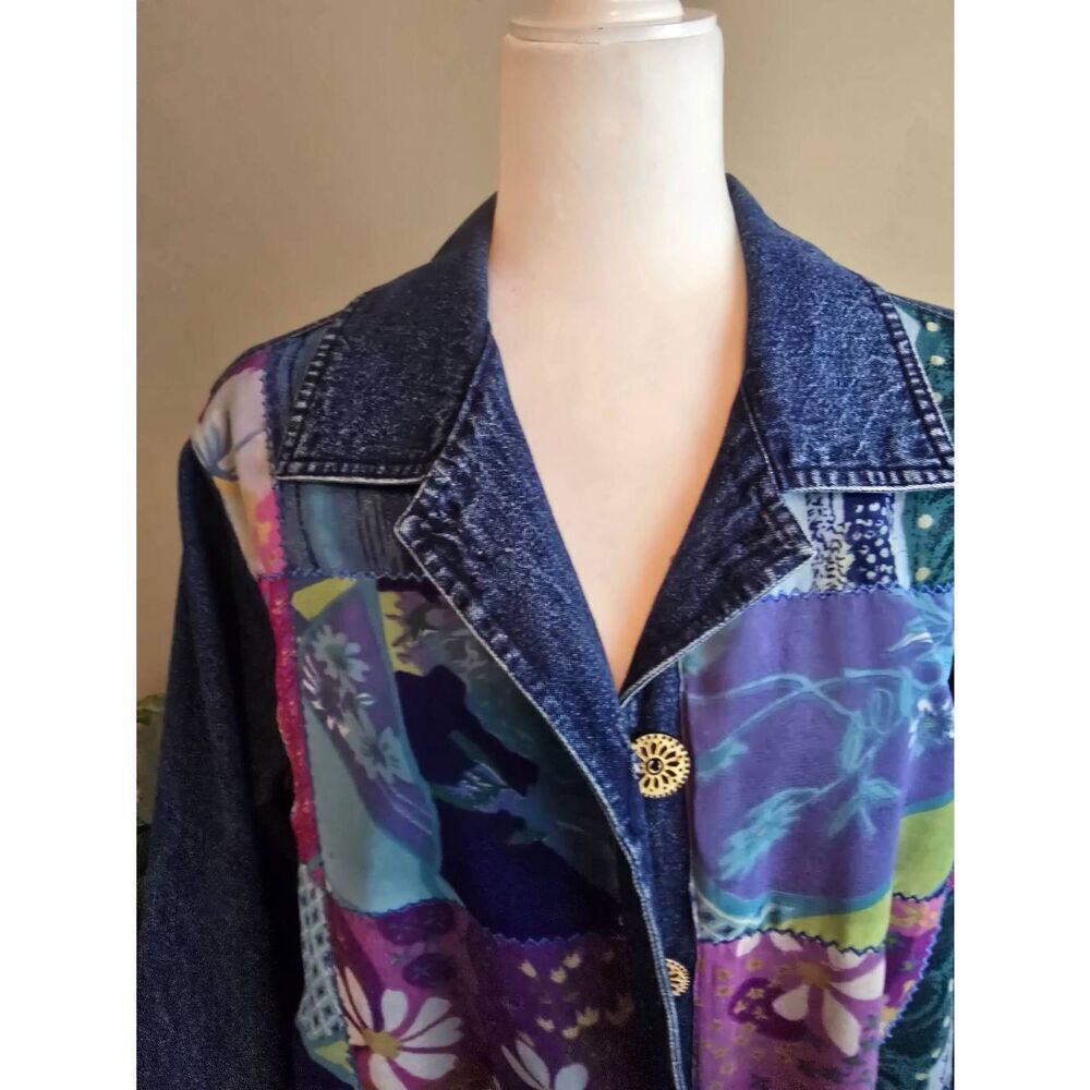 Venezia Shirt/Jacket Sz L Denim - Picture 4 of 9